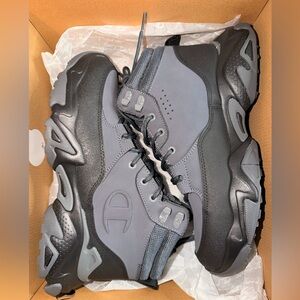 Champion Men's Black and Gray Boots